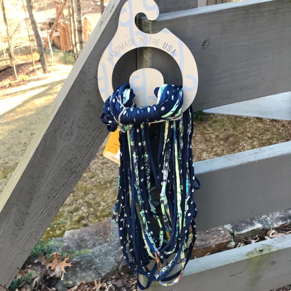 Donna Bela Shreds infinity scarf